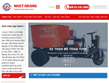Tablet Screenshot of cokhinhathoang.com